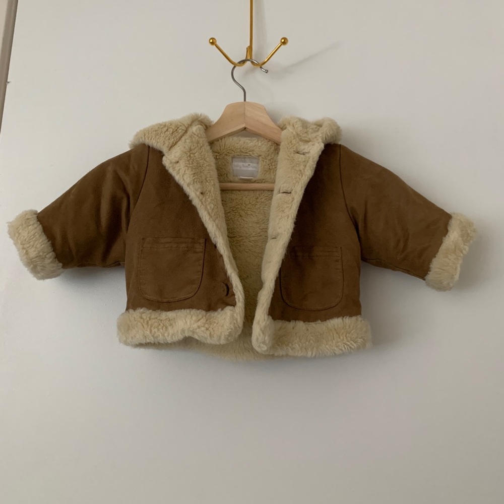 Vegan faux fur baby’s jacket